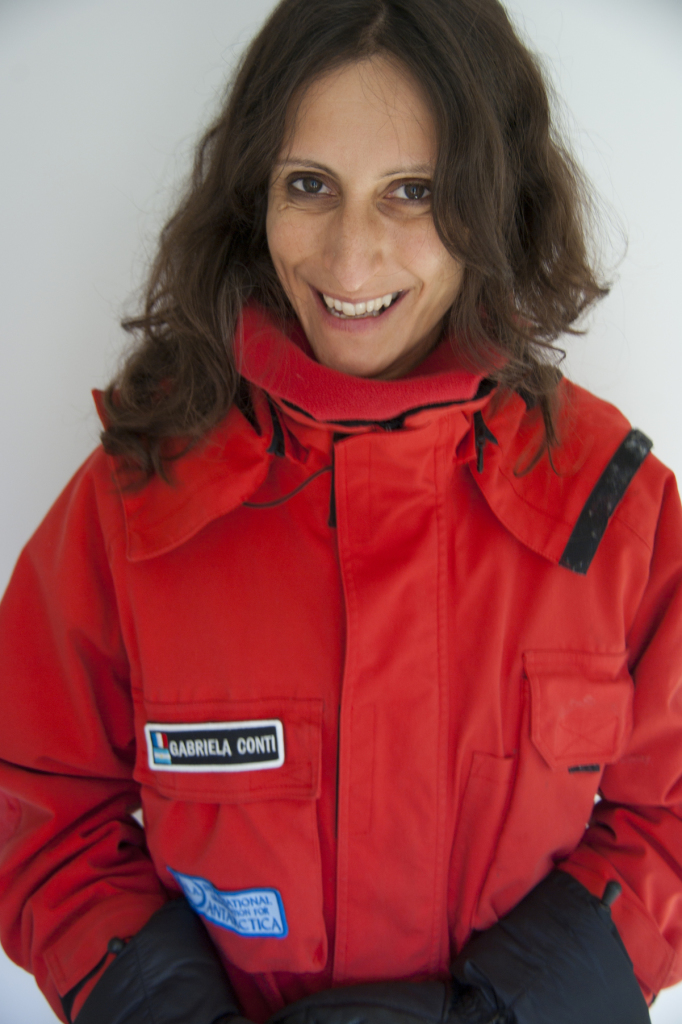 Gabriela in Marambio base, Antarctica, October 2009 © Olivier Bertin